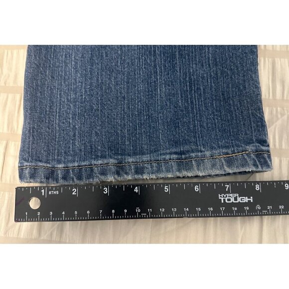 Cabelas Womens Dark Denim Straight Leg Jeans Size 16 Short - Picture 5 of 12